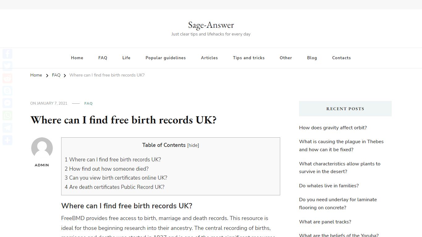 Where can I find free birth records UK? – Sage-Answer